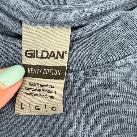 Gildan Philipsburg St. Maarten short sleeve postcard unisex t-shirt size large - Picture 2 of 6